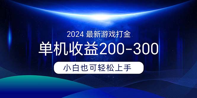 （11542期）2024全新游戏打金单机版盈利200-300-蓝悦项目网