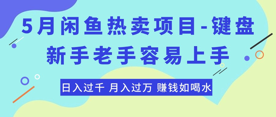 （10749期）最新闲鱼热卖项目-键盘，新手老手容易上手，日入过千，月入过万，赚钱…-蓝悦项目网