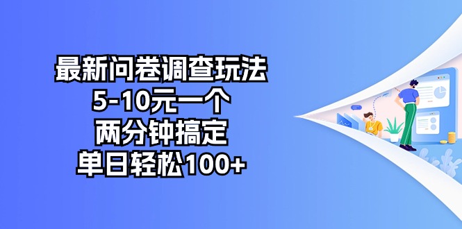 （10606期）最新问卷调查玩法，5-10元一个，两分钟搞定，单日轻松100+-蓝悦项目网