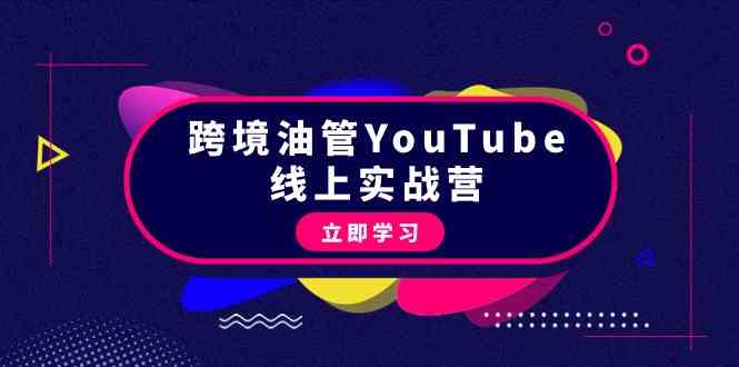 跨境油管YouTube线上营：大量实战一步步教你从理论到实操到赚钱（45节）-蓝悦项目网