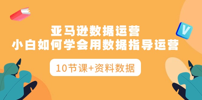 （10158期）亚马逊平台互联网运营，新手如何学会用数据具体指导经营（10堂课 材料数据信息）-蓝悦项目网