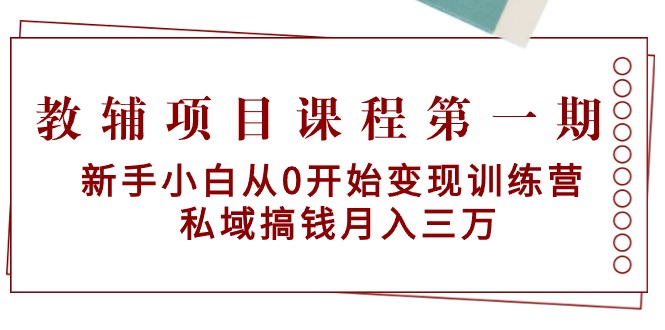 （9227期）教辅书项目课程第一期：新手入门从0逐渐转现夏令营  公域弄钱月入三万-蓝悦项目网