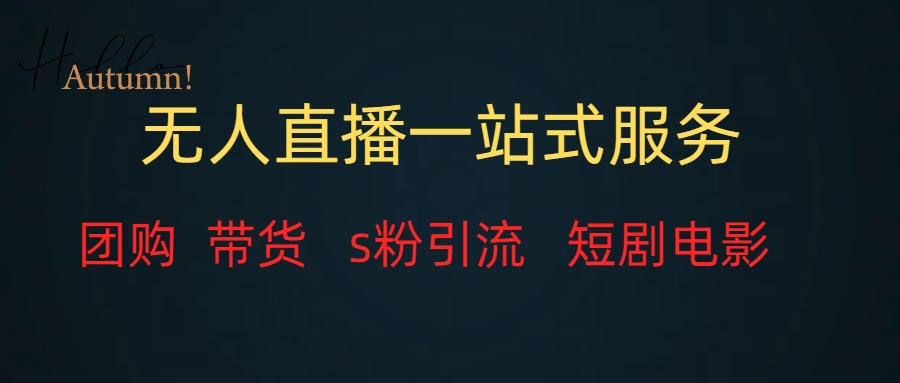 （7654期）无人直播一站式服务，转现平稳-蓝悦项目网