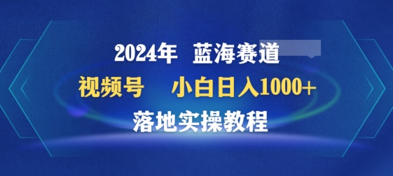 2024年视频号蓝海赛道百家讲坛，小白日入1000+，落地实操教程【揭秘】-蓝悦项目网