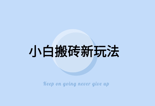 寻到大钱-全新搬砖玩法，小白也能轻松上手变现，日入500＋轻轻松松-蓝悦项目网