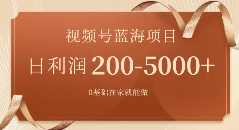 外边收费699视频号项目，最新玩法，简单好操作，一人可做，日四位数-蓝悦项目网