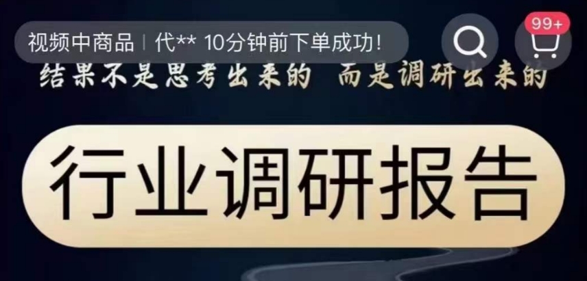 行业调研报告，结论并不是思索出的反而是调查出的-蓝悦项目网