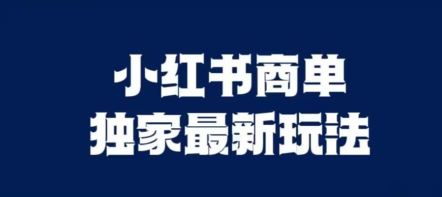 小红书的商单全新独家代理游戏玩法，视频剪辑时间较短，视频剪辑难度系数低，能大批量做号【揭密】-蓝悦项目网