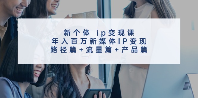 （11971期）新个体 ip变现课，年入百万新媒体IP变现，路径篇+流量篇+产品篇-蓝悦项目网