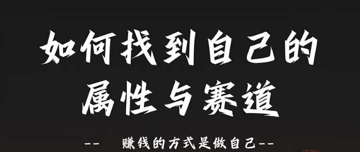 跑道和特性2.0：如何找到自己的属性与跑道，挣钱的方法是做好自己-蓝悦项目网