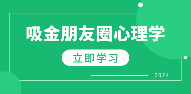 （12899期）微信朋友圈吸钱社会心理学：揭密心理学效应，提升销售业绩，打造个人IP和行业权威性-蓝悦项目网