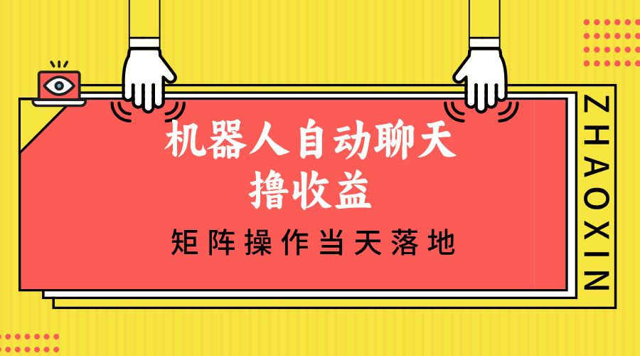 （12908期）机器人自动闲聊撸盈利，单机版日入500 引流矩阵实际操作当日落地式-蓝悦项目网