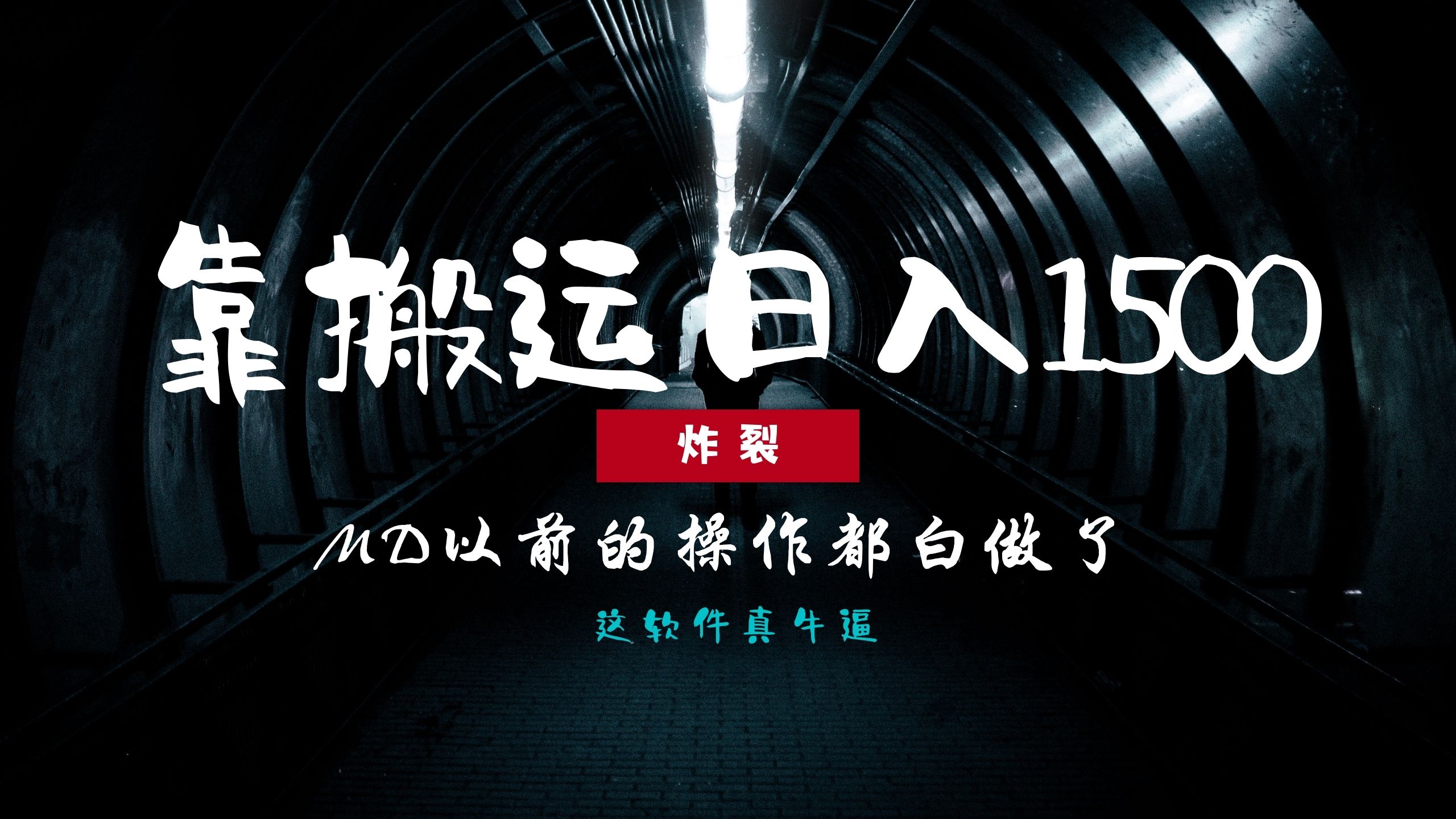 （13568期）炸裂！0基础搬运也能批量日赚1500+，以前的操作都白做了！-蓝悦项目网