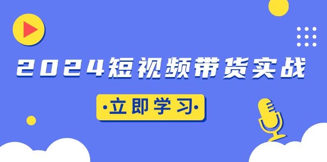 （13482期）2024短视频带货实战：底层逻辑+实操技巧，橱窗引流、直播带货-蓝悦项目网