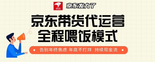 京东带货代运营全程喂饭模式，告别年终焦虑 年底不打烊 持续现金流+-蓝悦项目网