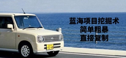 蓝海项目发掘术，简单直接，直接复制-蓝悦项目网